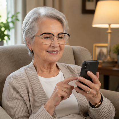 ClearVision Smart Reading Glasses – Auto Darkening Photochromic Lens For Reading, Screens & Outdoor Use-OKN
