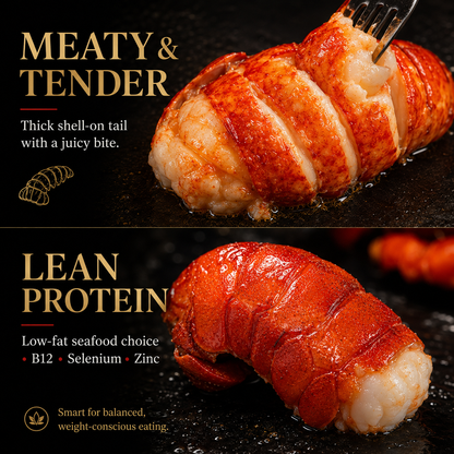 Premium Maine Wild-Caught Lobster Tail – Tender & High Protein-Zane