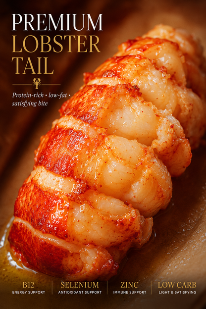 Premium Maine Wild-Caught Lobster Tail – Tender & High Protein-Zane