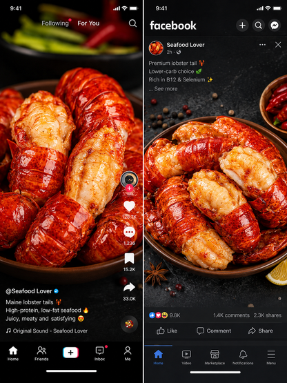 Premium Maine Wild-Caught Lobster Tail – Tender & High Protein-Zane