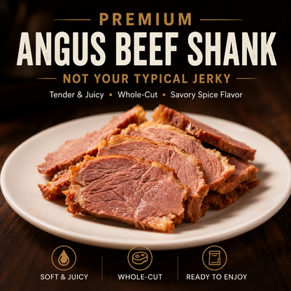 Premium Australian Angus Beef Shank – Tender High Protein Meat Snack-Zane