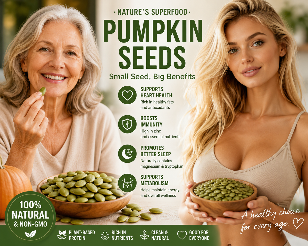 Premium Roasted Pumpkin Seeds – Crunchy, Healthy & Perfect for Snacking! 🎃 Fresh Harvest – Limited Time Offer!-Zane