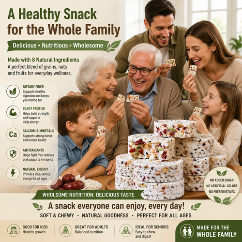 Natural Eight Treasure Cake – Wholesome Nut & Grain Snack for The Whole Family-OKN