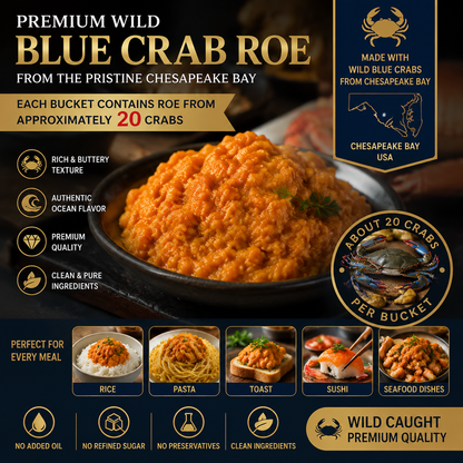 Premium Chesapeake Bay Blue Crab Eggs – Authentic Seasonal Gourmet Seafood Delicacy-Zane