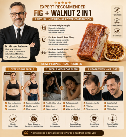 Premium Fig & Walnut Energy Bars - 100% Natural Superfood Snack-Zane