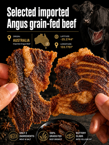 100% Grass-Fed Beef Brisket Snack | High Protein Low Carb Meat Snack for Everyday Energy-Zane