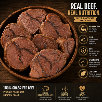 Premium Australian Angus Beef Shank – Tender High Protein Meat Snack-Zane