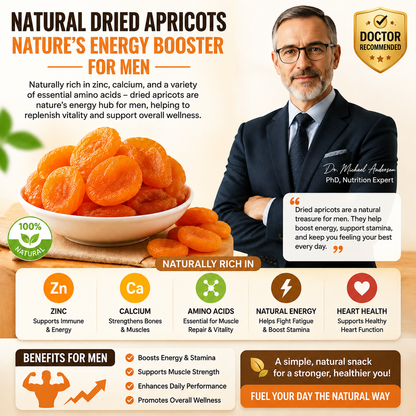Premium California Dried Apricots – Naturally, Organic Healthy Snack with No Added Sugar-Zane