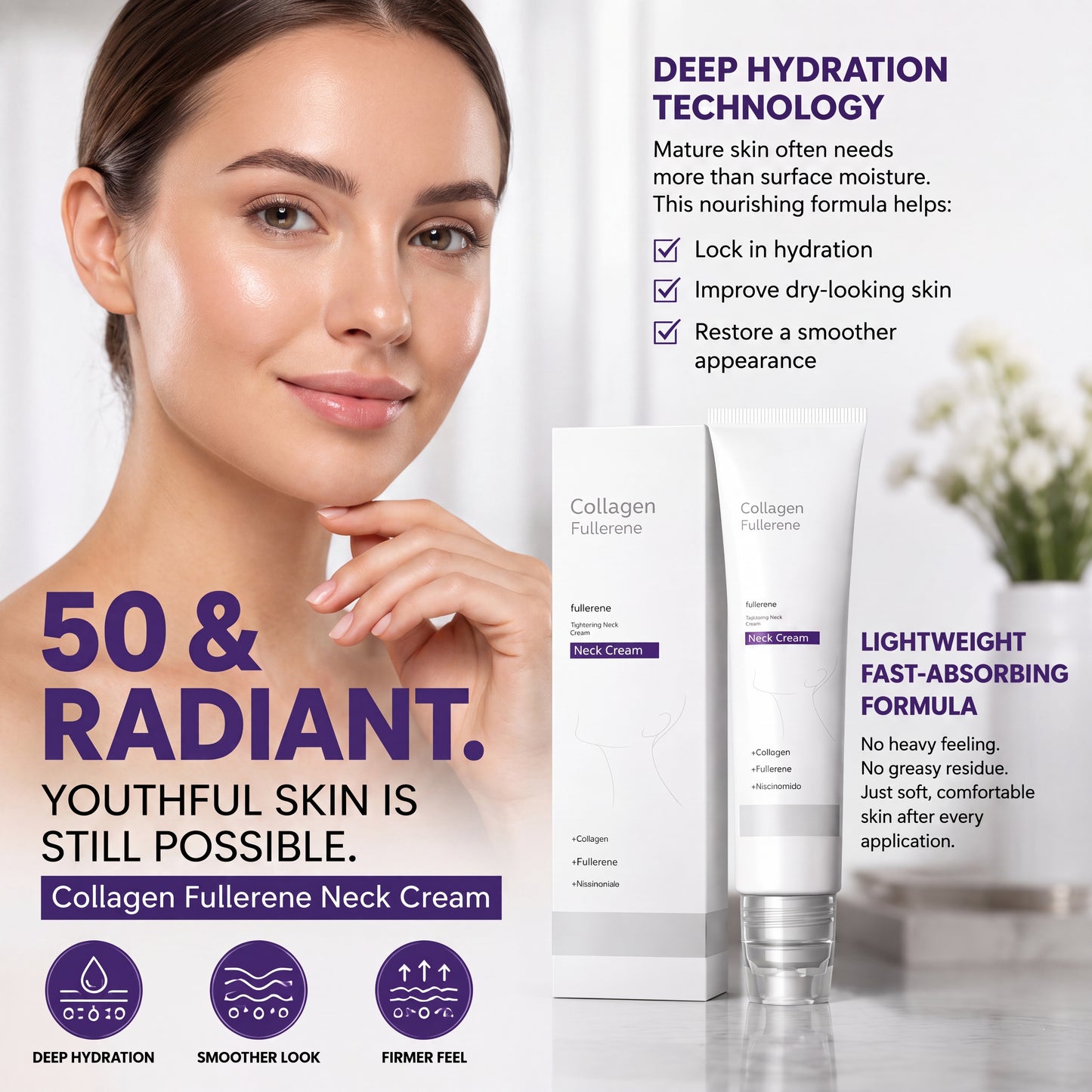 Targets All Types of Wrinkles for Younger-Looking Skin – Ultimate Collagen Firming Cream -XXS